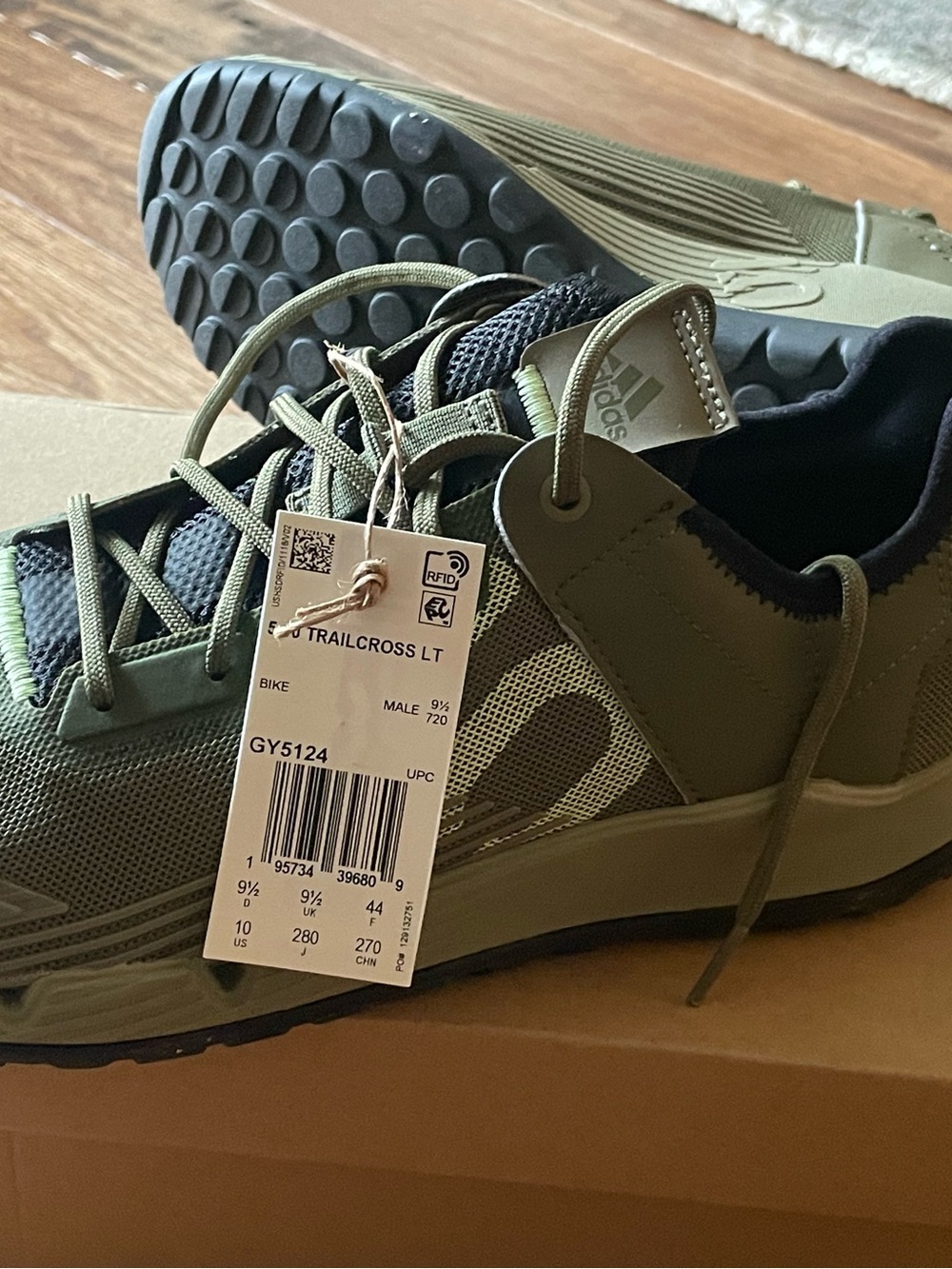 Adidas Trailcross LT Men's Bike Shoes in Olive Green